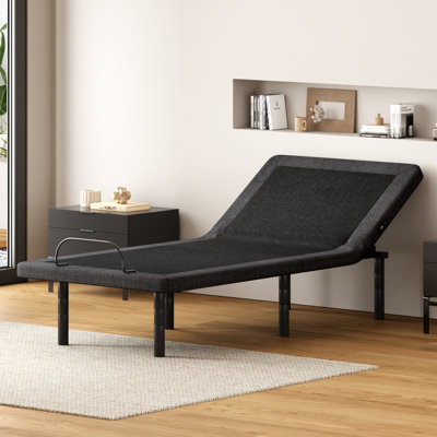 Lit ajustable simple TG, base de lit ergonomique électrique réglable, télécommande sans fil, ports USB et Type-C