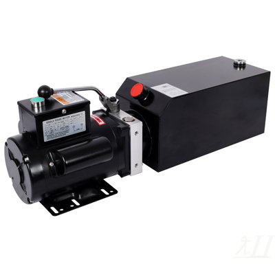 Heavy-Duty Hydraulic Power Unit for Car Lifts, AC 220V Single Phase, 10 Quart Oil Reservoir, Replacement Pump for 2-Post/4-Post Lifts & Auto Shop Equipment