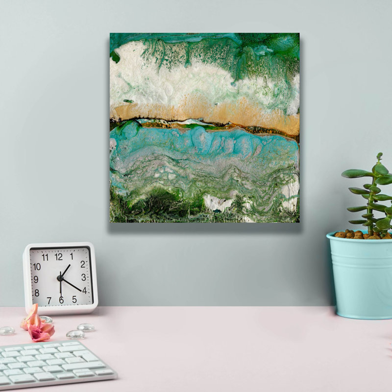 «Tigris» par Alicia Ludwig, art mural sur toile, H 12 po x l 12 po x P 0,75 po