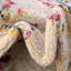 Tapis oriental rose / ivoire / bleu marine / jaune Hagberg-1179254478