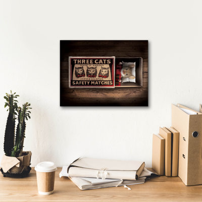  'Mouse In Matchbox' by John Hovenstine Canvas Wall Art, 16" x 12"