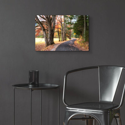Art mural épique «Autumn Drive 1» par Danny Head, 24 po x 16 po