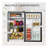 3.2 Cu.Ft Mini Fridge with Freezer, Single Door Compact Refrigerator with Adjustable Thermostat, Shelf and Reversible Door for Bedroom, Dorm, Home Office, Energy Efficient-112369256