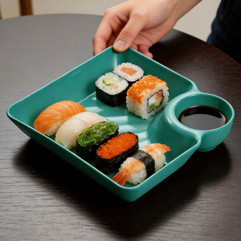 trempette à trempette avec vinaigre et séparation, Green