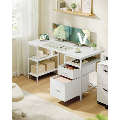 Metal Base Computer Desk