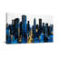 Scènes et paysages urbains abstraits, paysage urbain, tours bleues et dorées-945264897