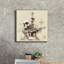  «Pirate Ship Blueprint 2» par Ann Klee, art mural sur toile, 18 po x 18 po-1745243645