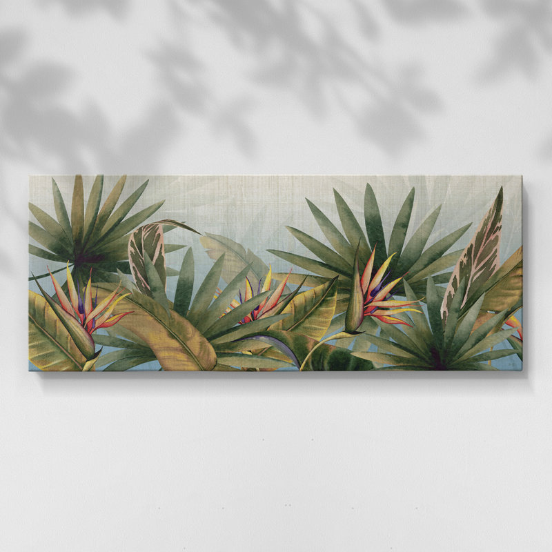 Belize Morning - Toile tendue avec châssis - Prêt à accrocher, H 12 po x l 30 po