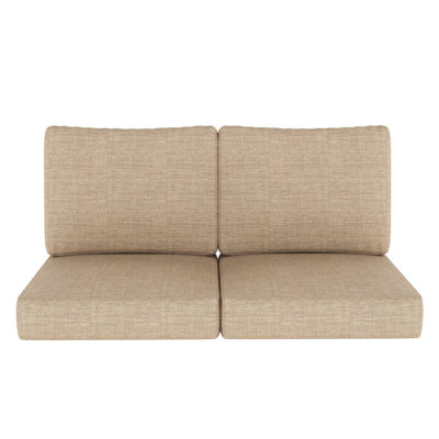 Sunbrella Outdoor Loveseat Seat / Back Cushion by Birch Lane