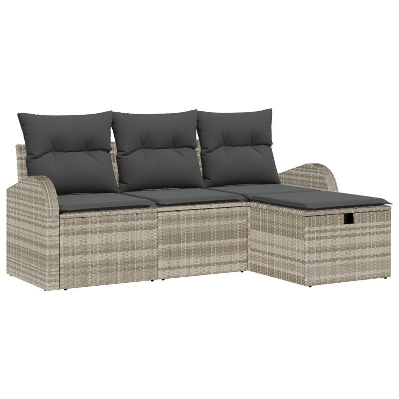 179cm Wide Patio Sofa with Cushions