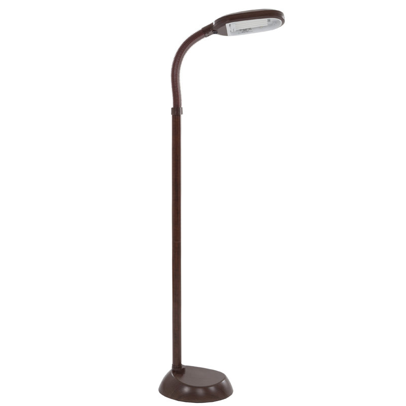 Lampe de travail sur pied Sunlight, Grain du bois, 62.5"
