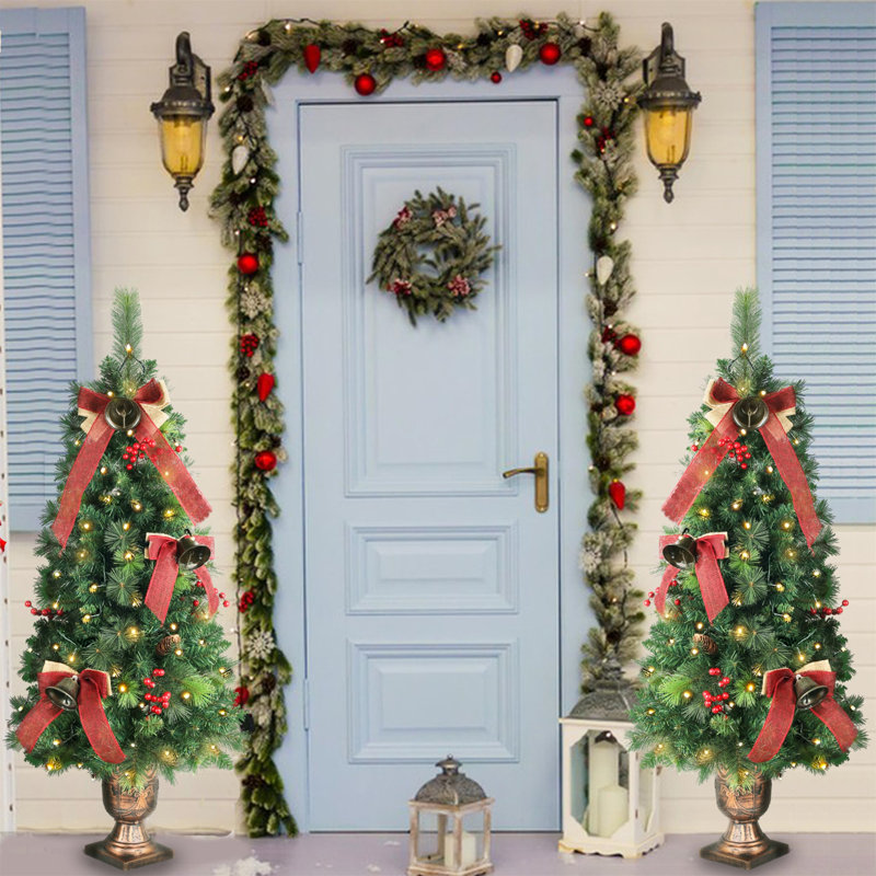 Lighted Artificial Christmas Tree
