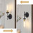 Zulmy 1 - Light Dimmable Wallchiere Wall Mounted Sconce Wall Light with Clear Glass-171176460