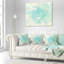 Stain of Imagination - Coussin imprimé abstrait