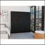 Armoire à six portes Mitu, sept tablettes intérieures, un tiroir, tringle noire / blanche-673368048
