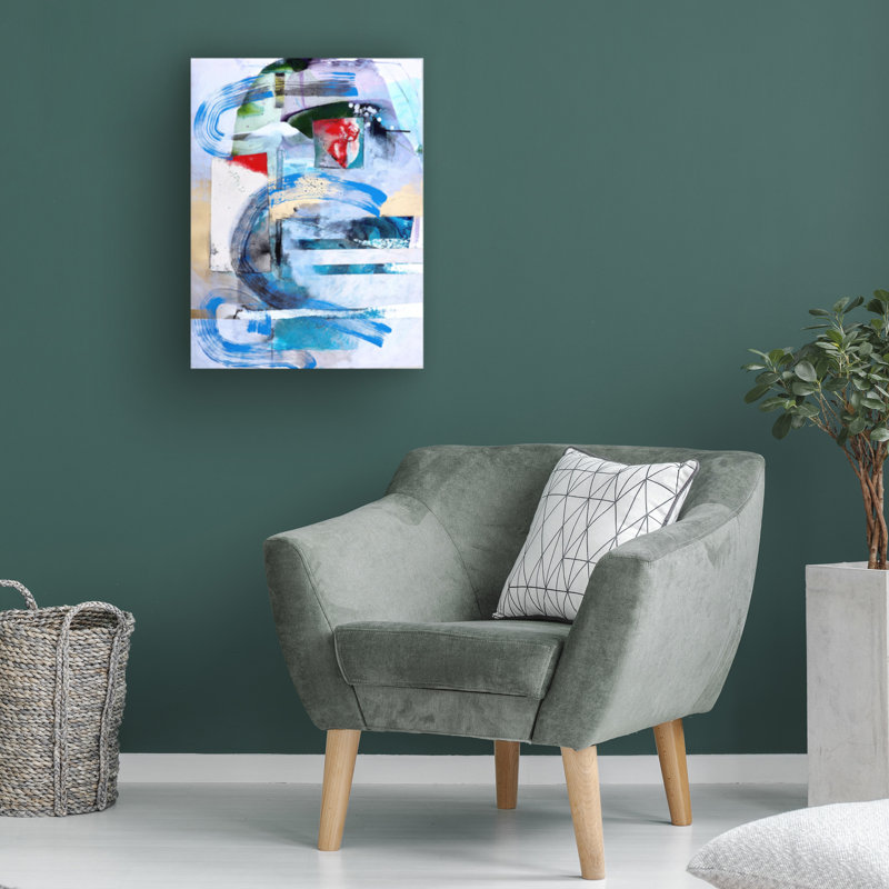 Art sur toile, bolon Poonam Choudhary minimal 000, H 24 po x l 18 po