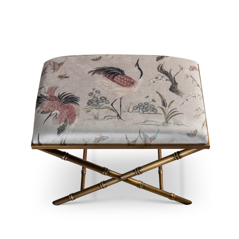 Lauderdale Herons Bench, Brass