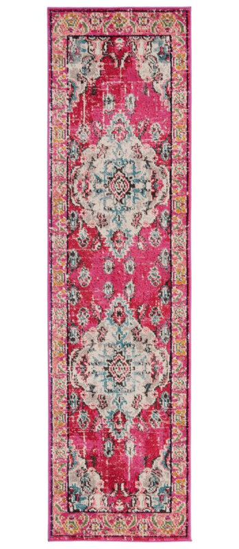 Tekamah Oriental Area Rug, Runner 66 x 183cm