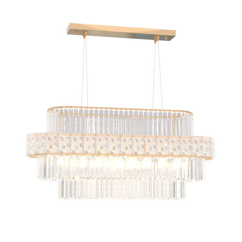 Joyana 10 - Light Iron Dimmable Chandelier