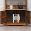 Bibliothèque simple en bois massif avec rangement