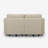 Ancram 4-Seats Faux Leather Small Sofa Bed Memory Foam Modular Sectional Sofa Storage Couch For Apartment Livingroom Bedroom-1359719310