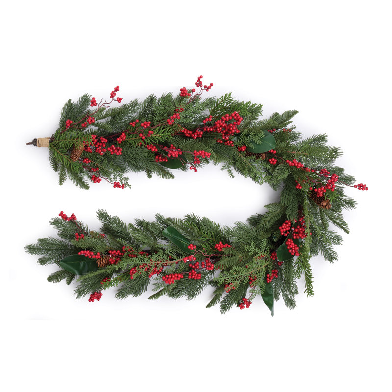 Guirlande Pine and Berry 6 pi L