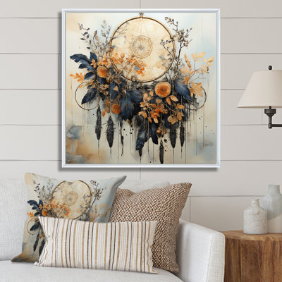«Blue Dream Catcher Natures Whispers» - Imprimé