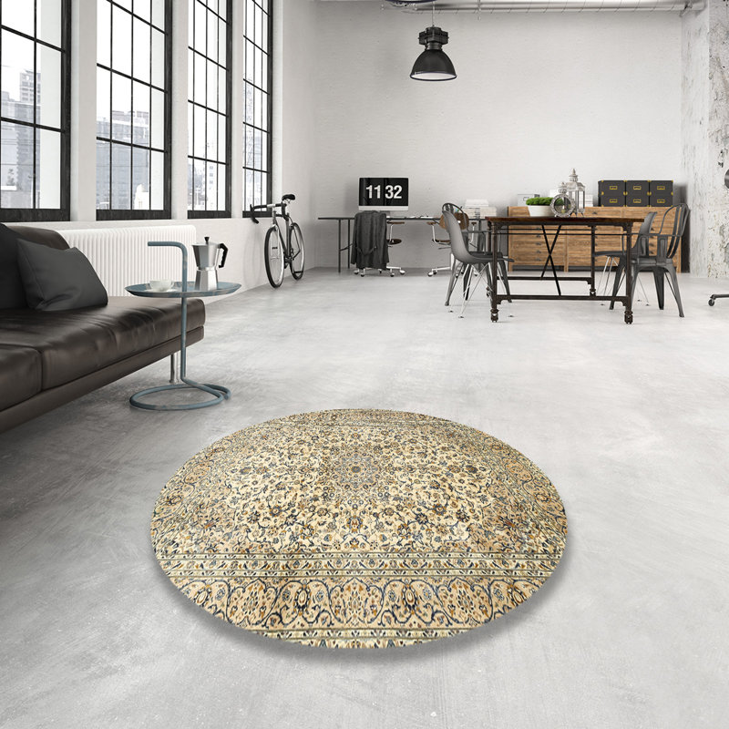 D'Orlando Oriental Indoor Rug, Round 5'