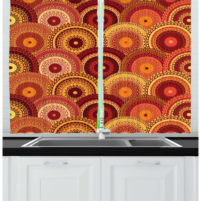Ruffled Kitchen Curtain