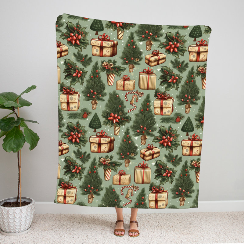 Throw Blanket, 51" W x 60" L