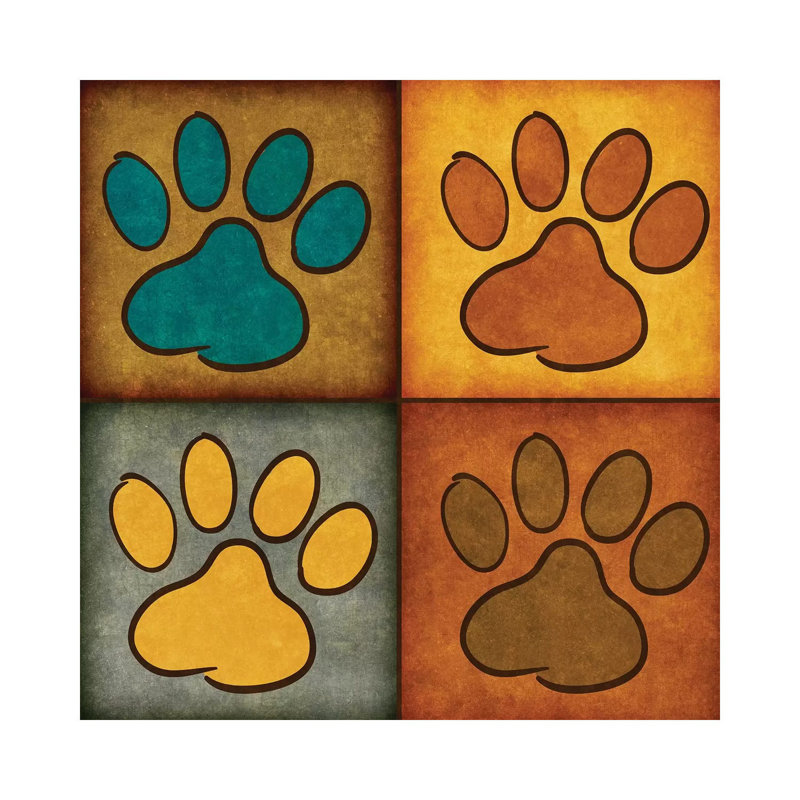 Paws And Treats I 1 Piece Wall Art on Canvas, 30.48 cm H x 30.48 cm W, Canvas