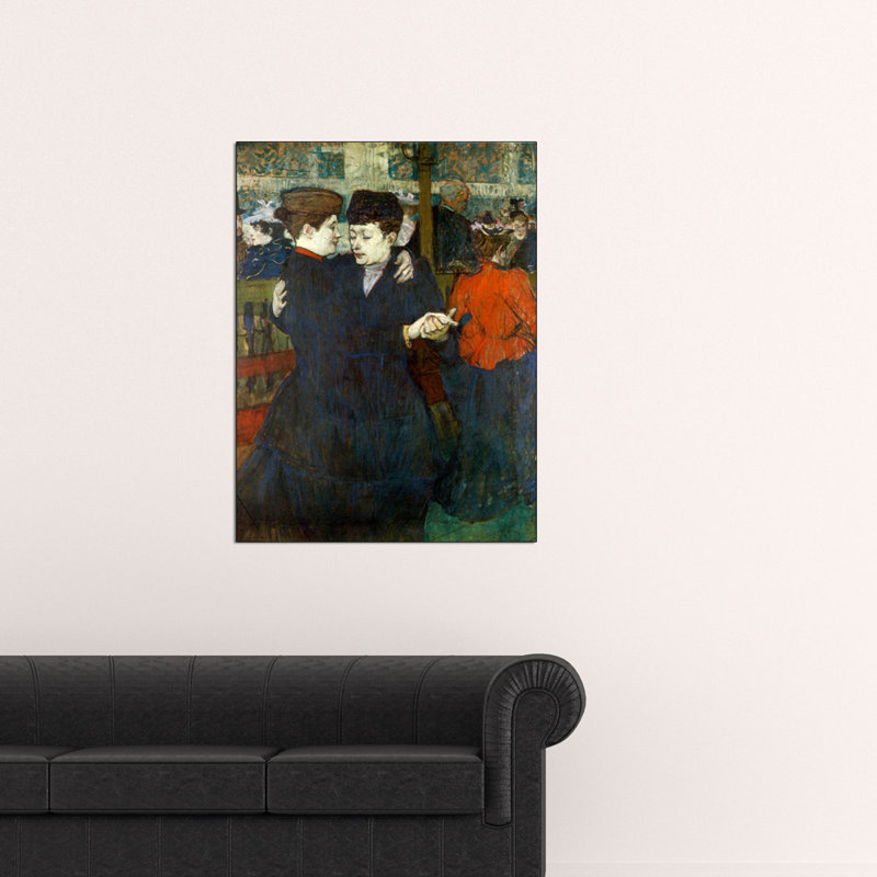 Henri De Toulouse-Lautrec - Wrapped Canvas Painting, 80cm H x 60cm W x 1.8cm D