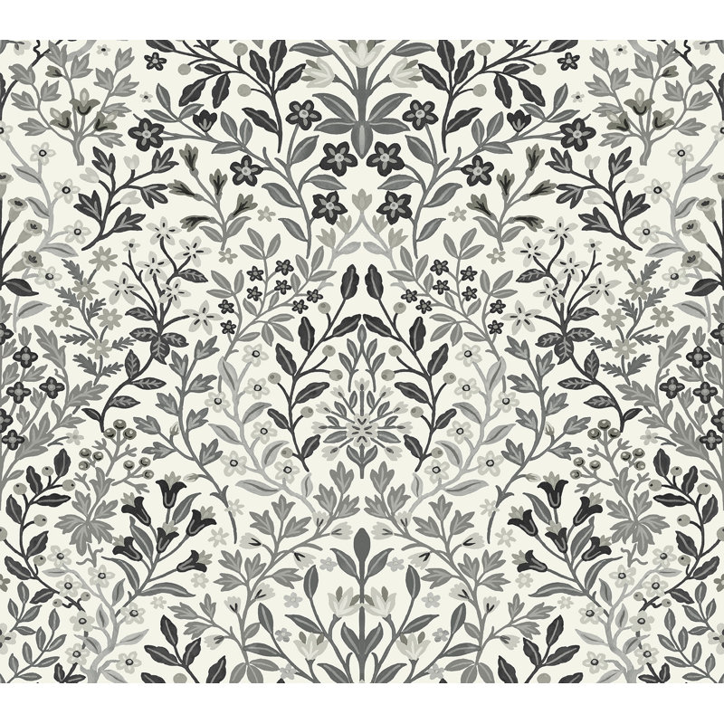 Papier peint Garden Terrace, Noir / blanc