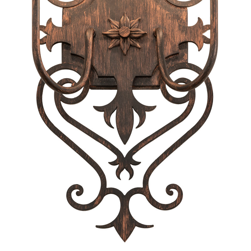 Louisa Steel Candle Wall Light