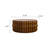 31.50" Ribbed Wave Round Coffee Table