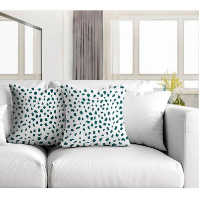 Indoor/Outdoor Animal Print Square Throw Cushion