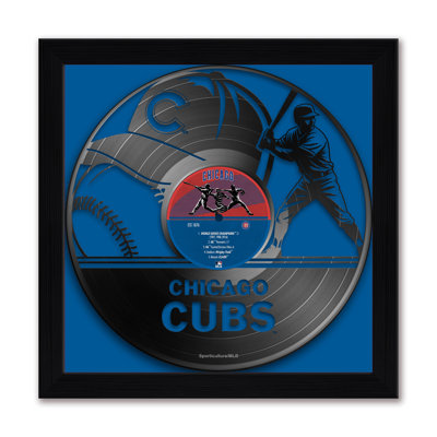 IMPRIMÉ EN VINYLE MLB CHICAGO CUBS 13 "X13"