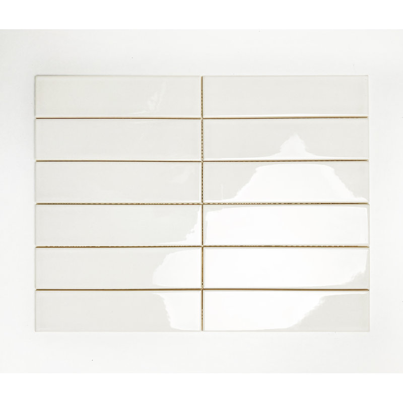 Birmingham 2' x 8' Porcelain Mosaic, Beige