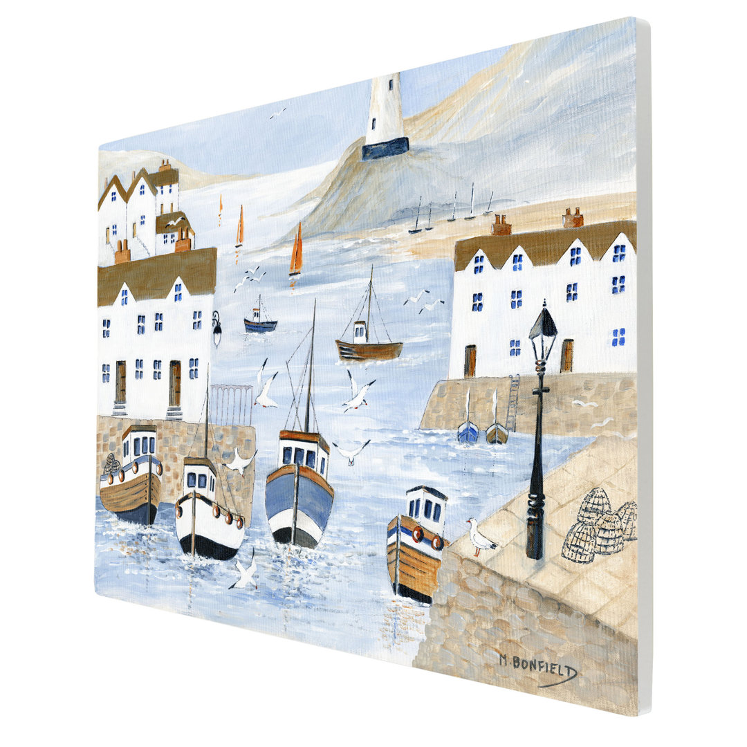 Going into harbour Ceramic Tile Wall Decor