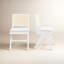 Chaise rembourrée en lin H 16,9 po Josephina-235027865