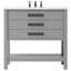 Kiawah Three-Drawer Single Bath Vanity-65039476-65039483-65647371