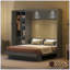 Lit escamotable moderne avec tablettes murales-1468968318-1468968313