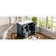Meuble-lavabo de 36 po et lavabo en céramique, structure en bois massif pour la stabilité, planches, 3 tiroirs, fonction de fermeture en douceur, espace de rangement généreux, look moderne, poignée en métal exquise, motif de rainure unique,-993789664