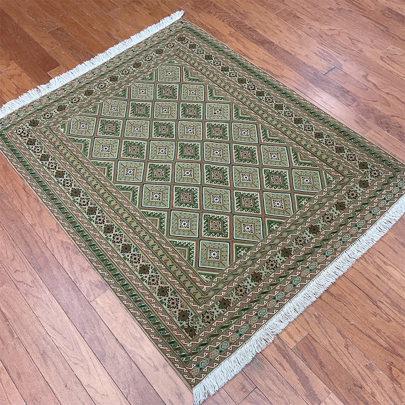 Laine soumak afghane tissée à la main Kilim