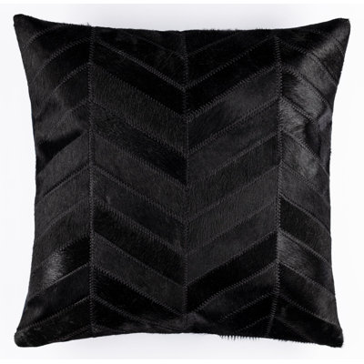 Canvello Genuine Cowhide Leather Decorative Throw Pillows - Handmade Patchwork Boho Accent Pillows For Sofa, Couch, Bed, Chair - Western Southwestern Farmhouse Pillow Covers With Feather Down Insert Included