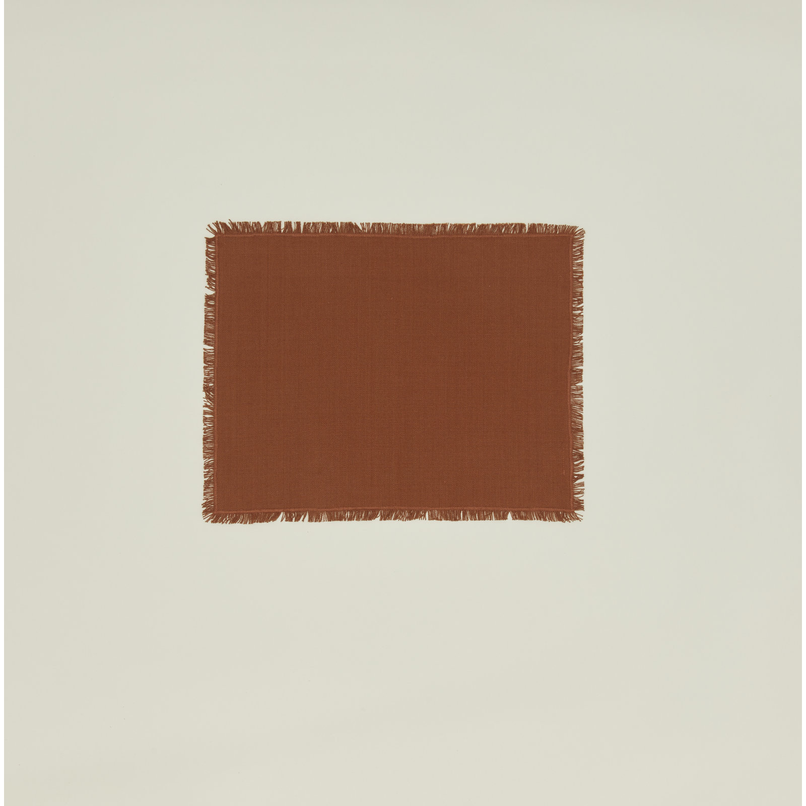 Essential Cotton Placemat, Terracotta