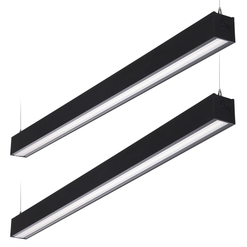 4FT 40W 3CCT Dimmable Wall Washing Asymmetric Linear Light, 3000K/4000K/5000K Selectable
