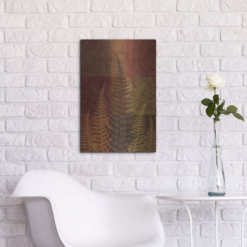 «Ferns 2» par Erin Clark, art mural en métal, H 24 po x l 16 po 