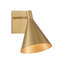 Pharos 1-Light Adjustable Wall Sconce in Noble Brass by Breegan Jane