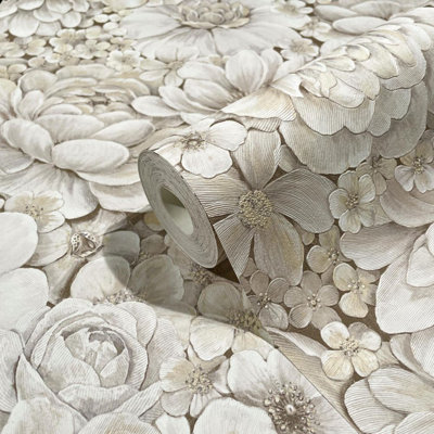 Concord Floral Double Roll